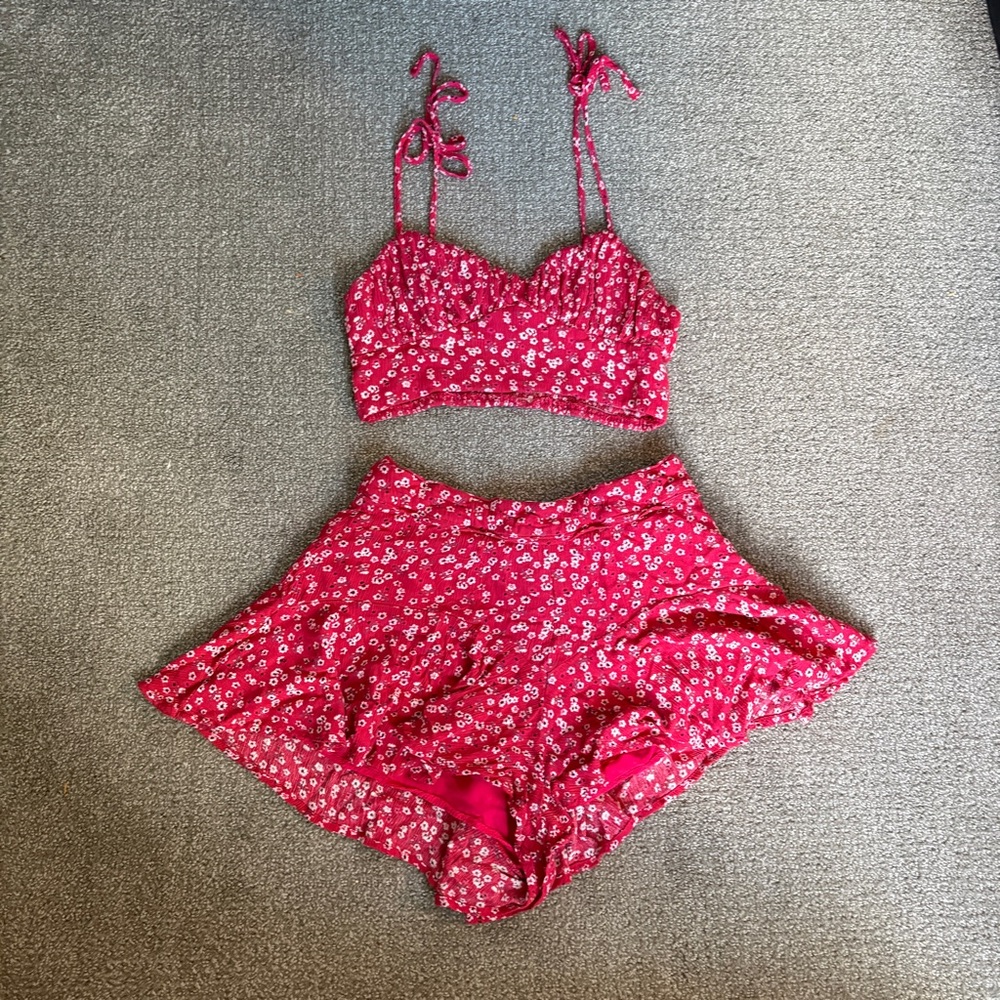 Princess Polly CARLY SET RED